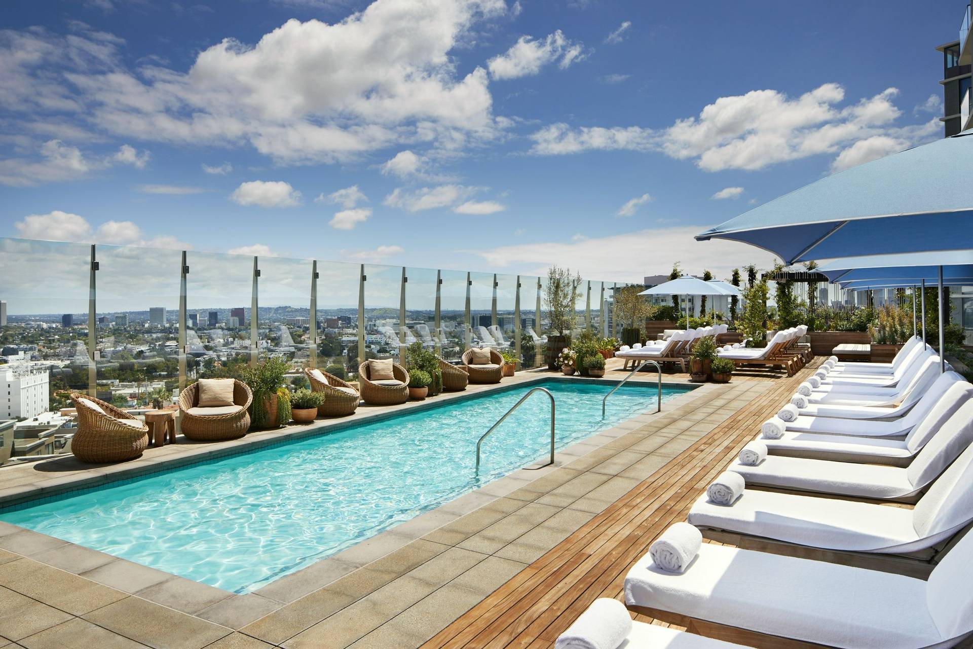 1 Hotel West Hollywood Pool - urban wellness hotel